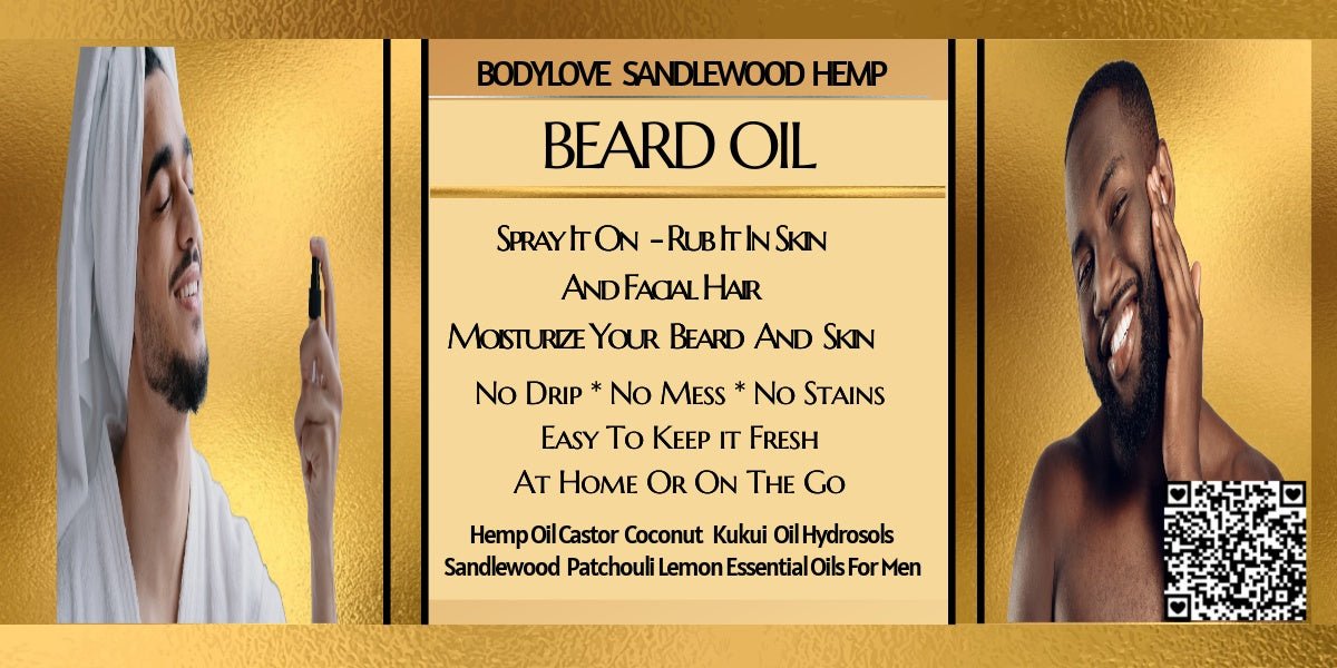 Sandalwood And Hemp Beard Oil - LoveLand Productions