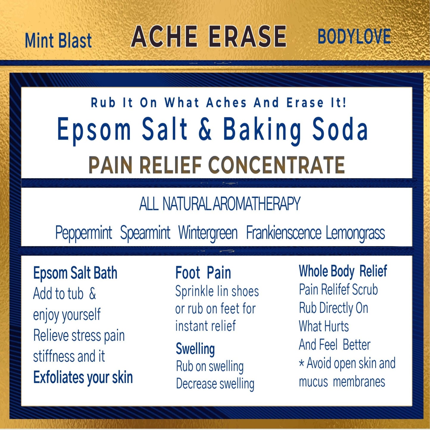 Ache Erase Powder Concentrate - LoveLand Productions