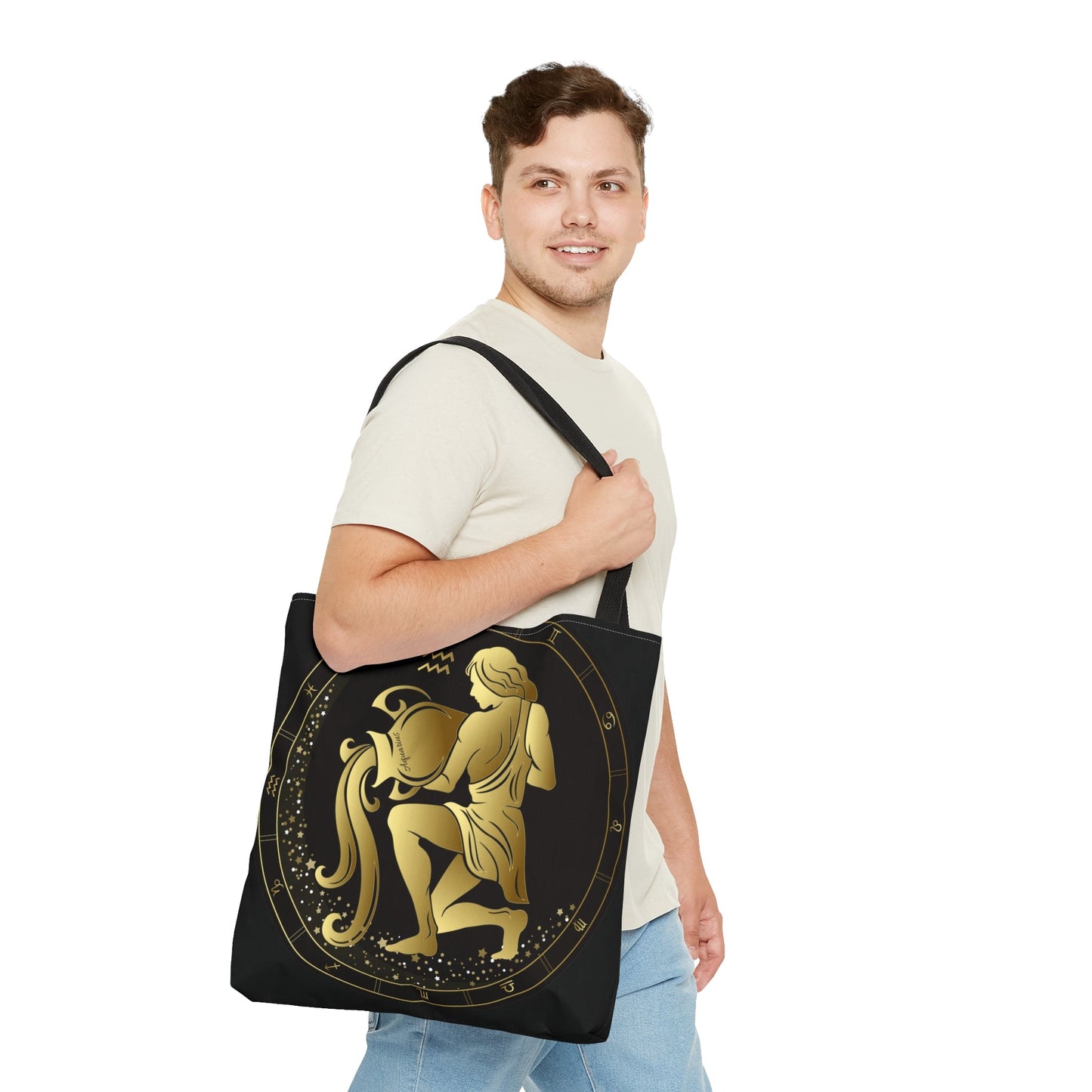 Aquarius Zodiac Sign (Jan 20 - Feb 18) LoveLand Tote - LoveLand Productions