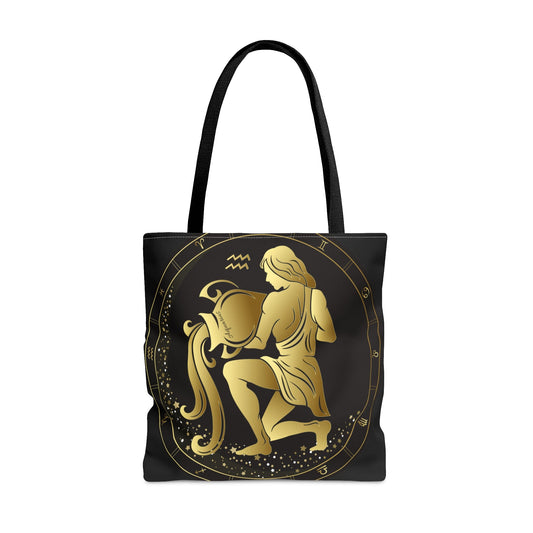 Aquarius Zodiac Sign (Jan 20 - Feb 18) LoveLand Tote - LoveLand Productions