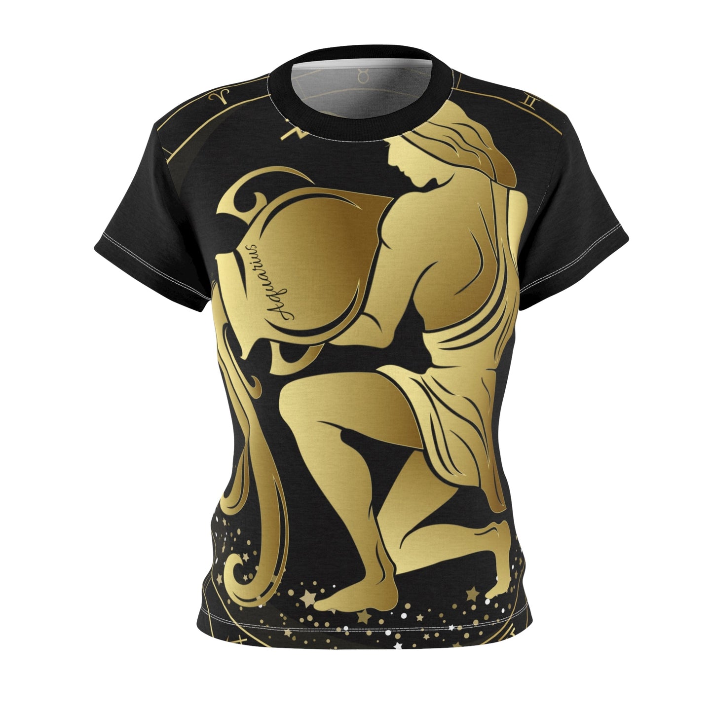 Aquarius Zodiac Sign Women's Tee - LoveLand Productions