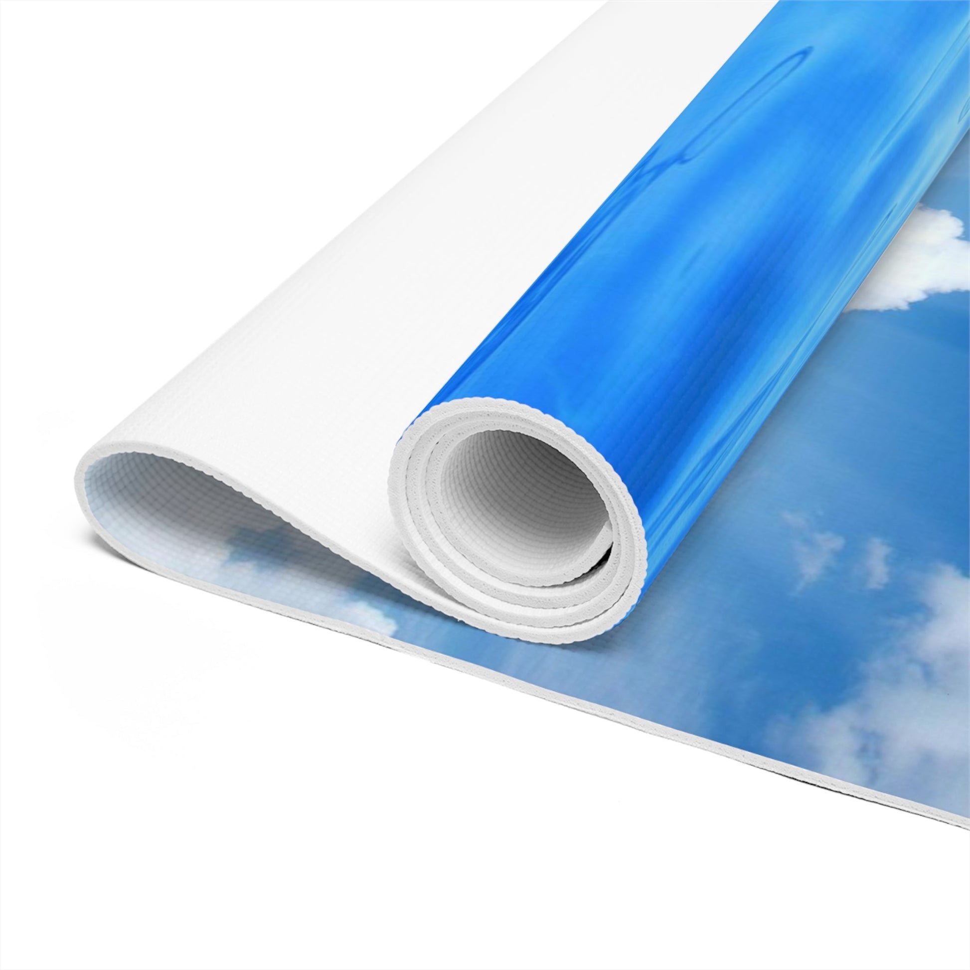Blue Cloud Sky Foam Yoga Mat - LoveLand Productions