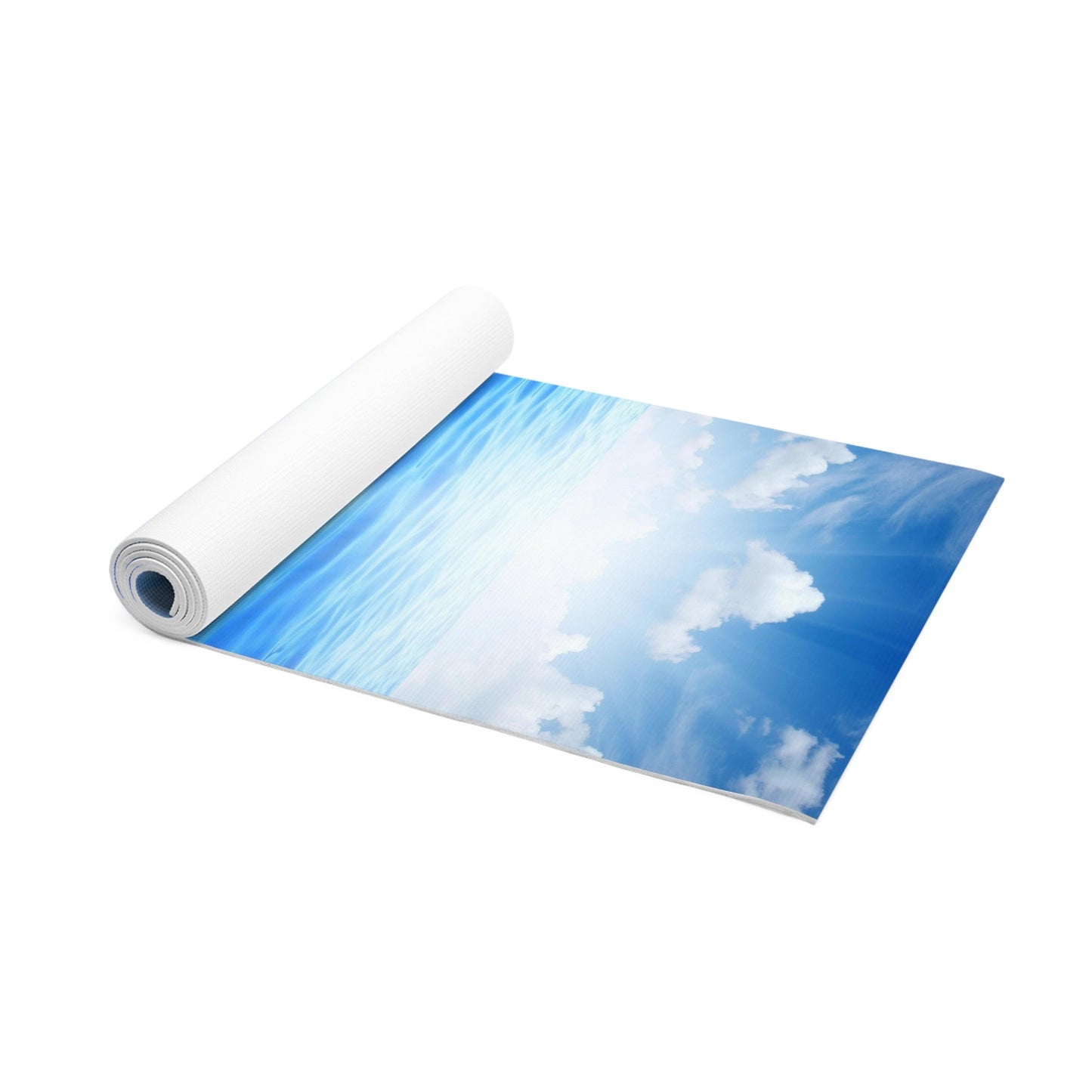 Blue Cloud Sky Foam Yoga Mat - LoveLand Productions