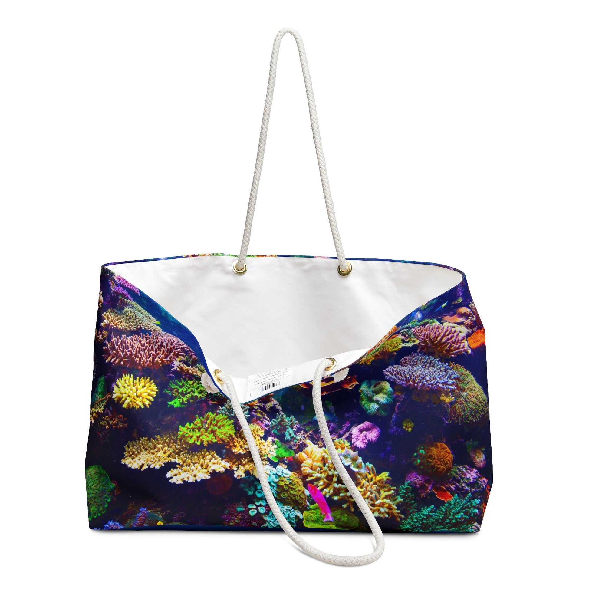 Blue Ocean Coral Weekender Bag - LoveLand Productions