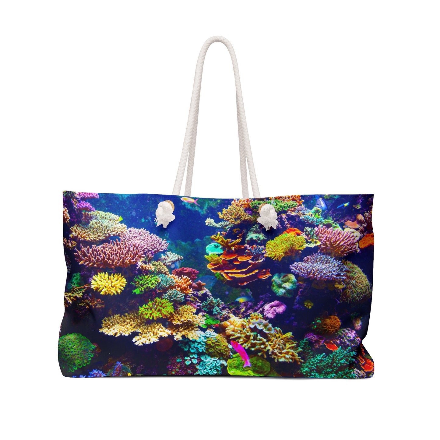Blue Ocean Coral Weekender Bag - LoveLand Productions