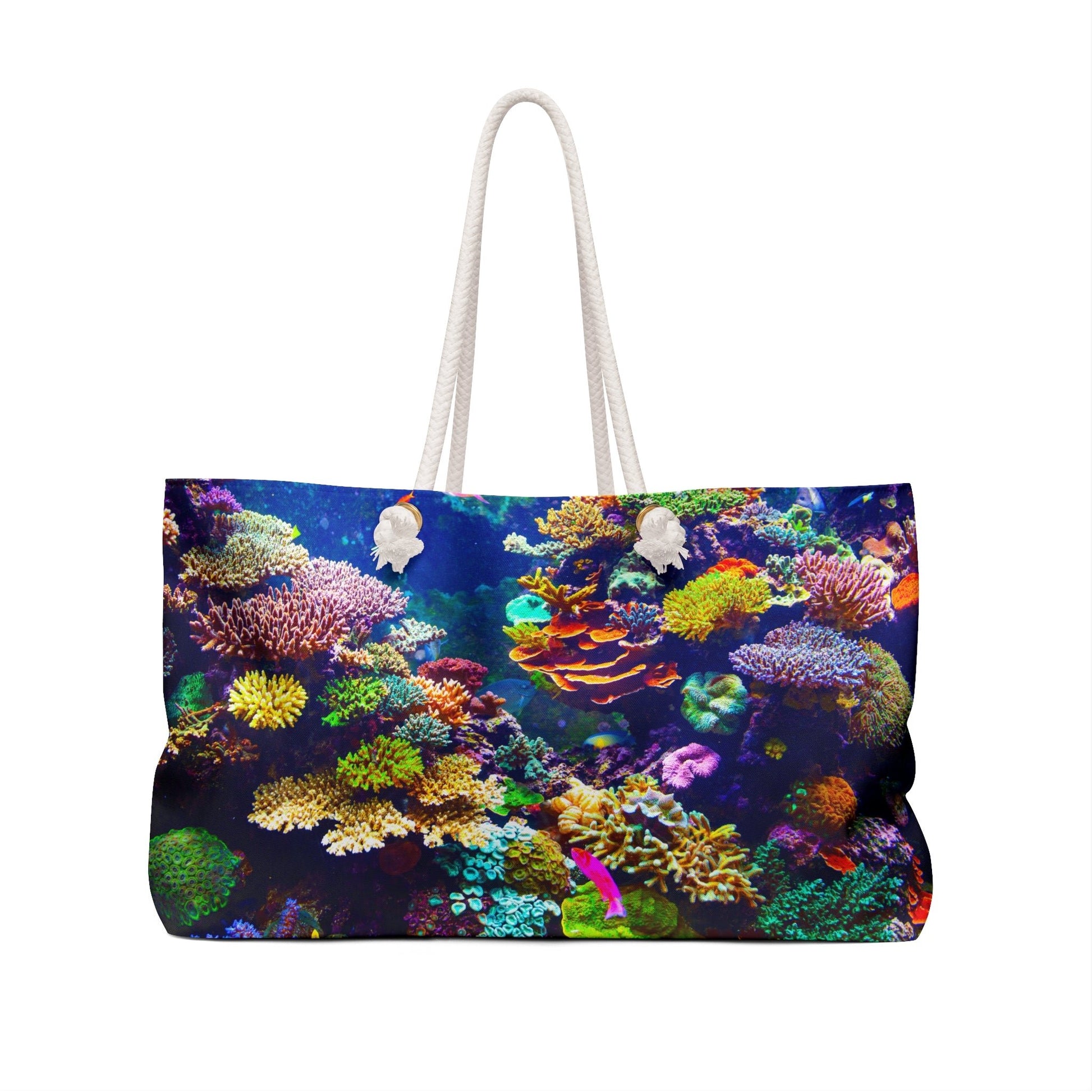 Blue Ocean Coral Weekender Bag - LoveLand Productions