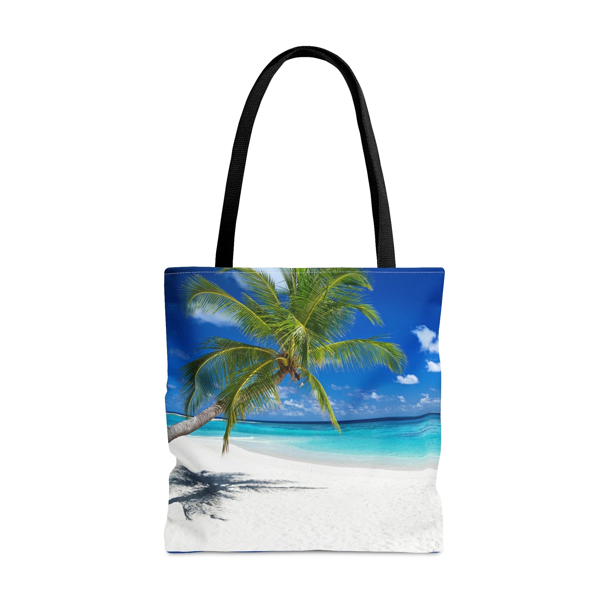 Blue Ocean White Sand Tote Bag - LoveLand Productions