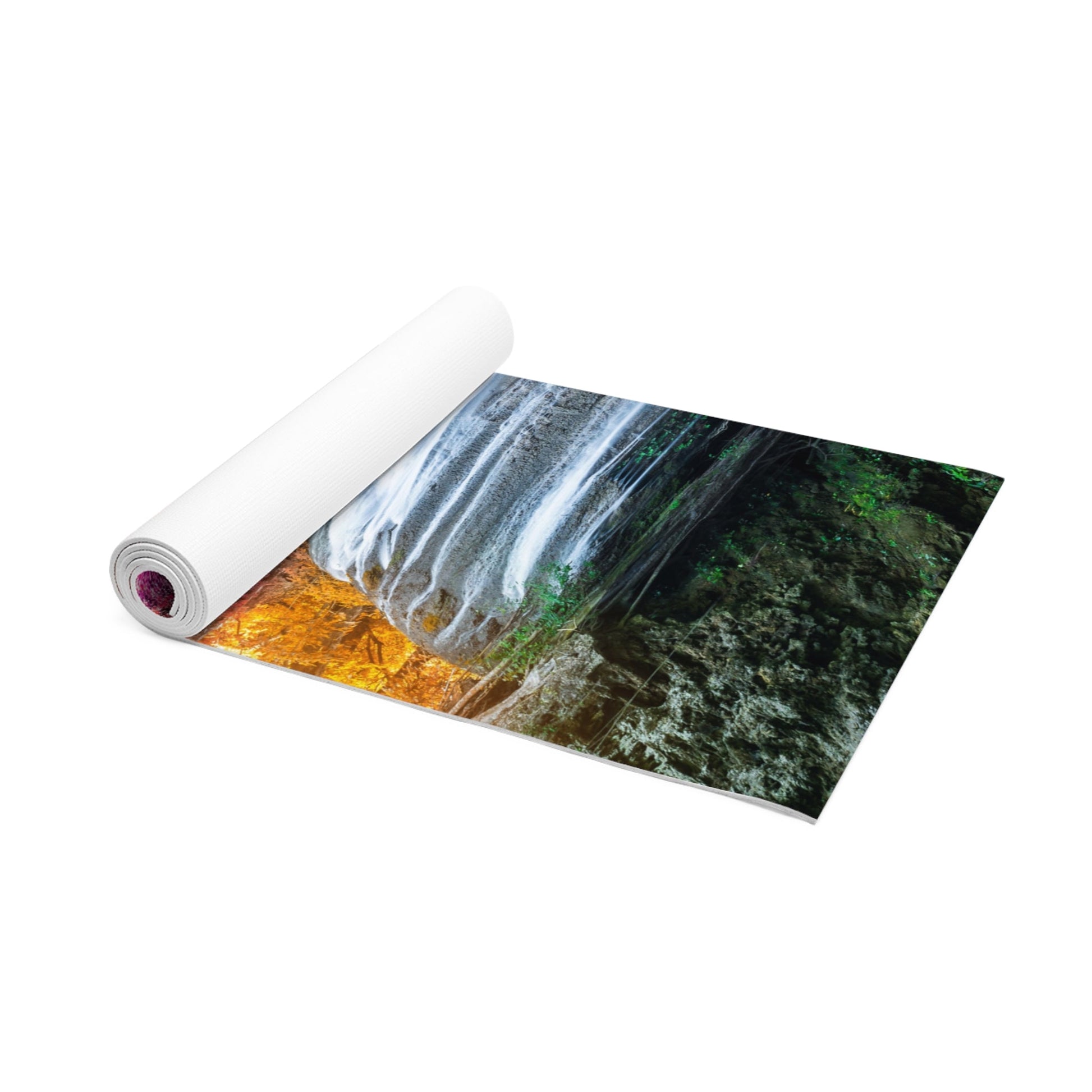 Blue Waterfall Foam Yoga Mat - LoveLand Productions