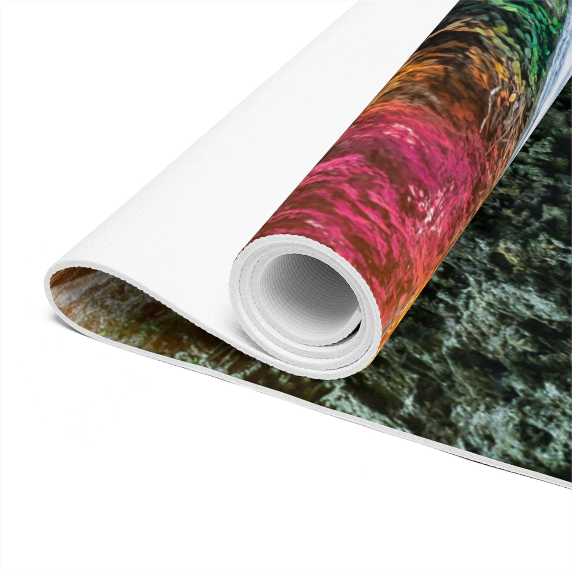 Blue Waterfall Foam Yoga Mat - LoveLand Productions