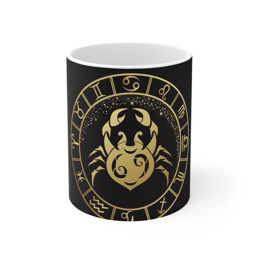Cancer Zodiac Sign Coffee Cup - LoveLand Productions