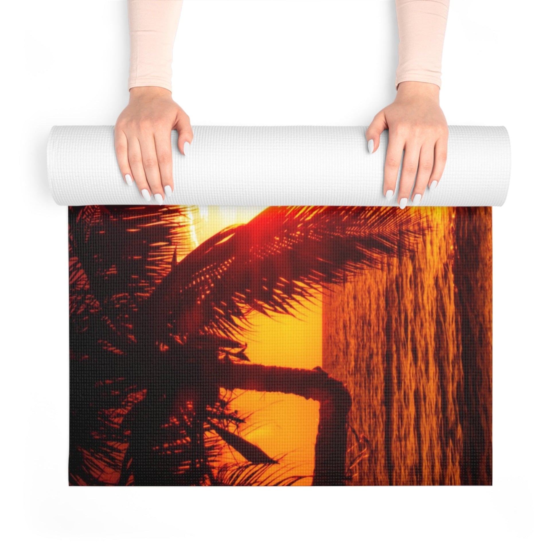 Golden Sunset Foam Yoga Mat - LoveLand Productions