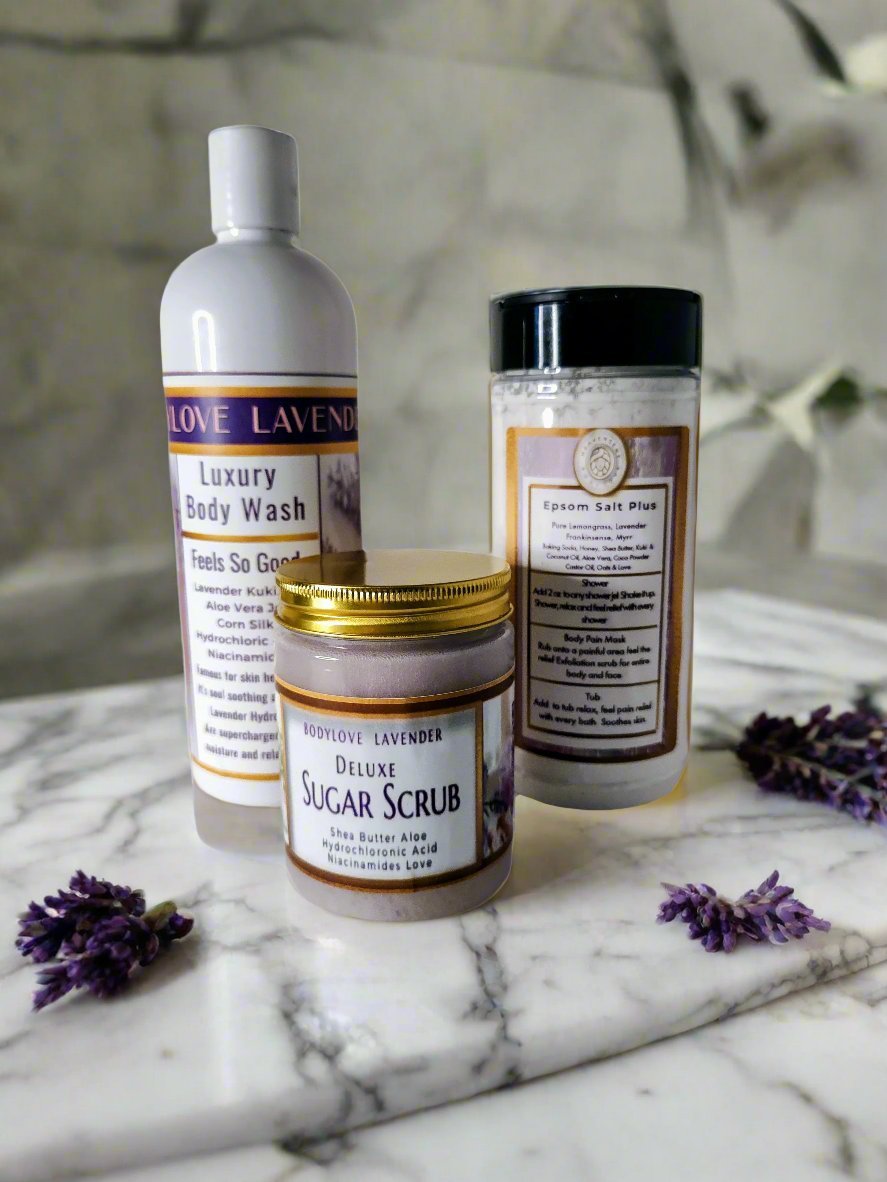 Lavender Deluxe Sugar Scrub - LoveLand Productions