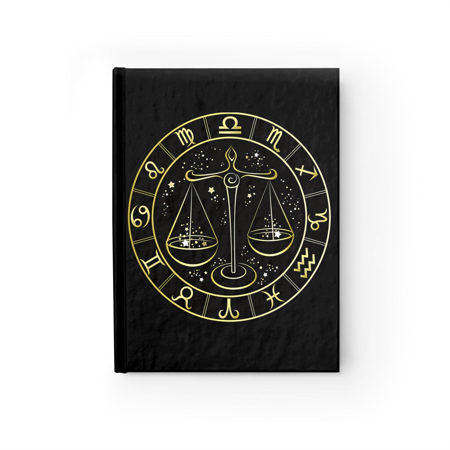 Libra Balance Zodiac Sign Ruled Line Journal - LoveLand Productions