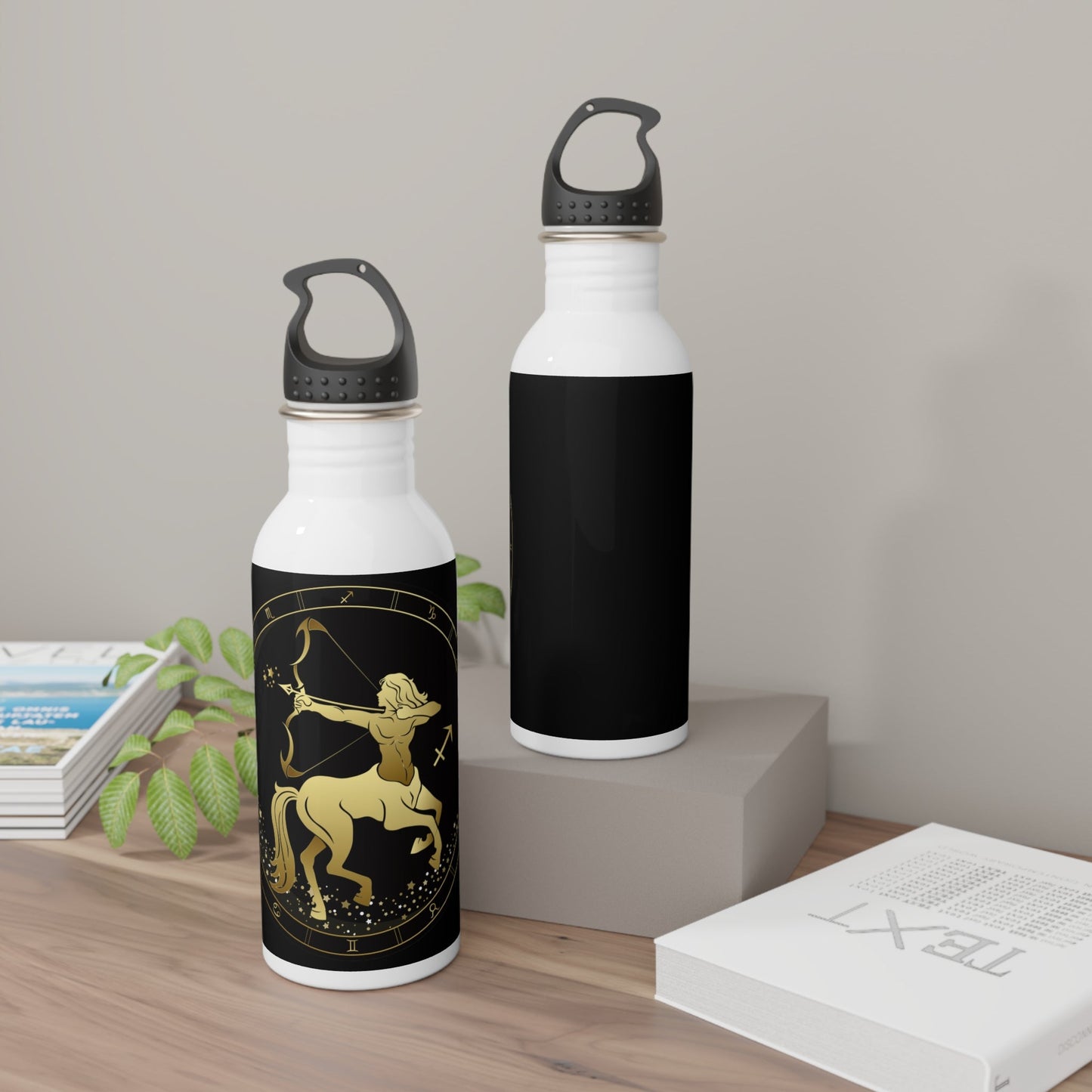 Sagittarius the Archer Stainless Steel Water Bottle - LoveLand Productions