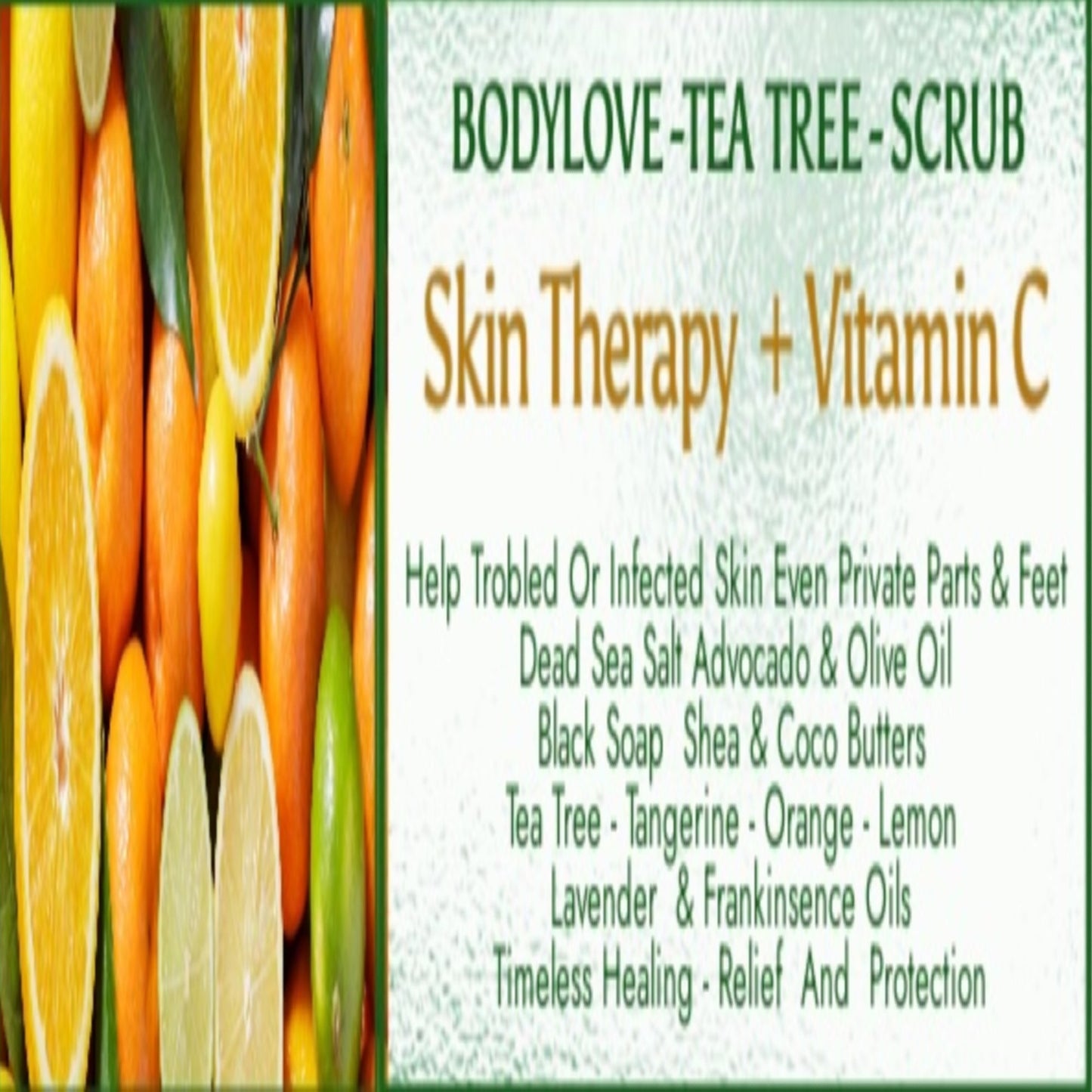 Tea Tree Vitamin C Nutri Scrub - LoveLand Productions