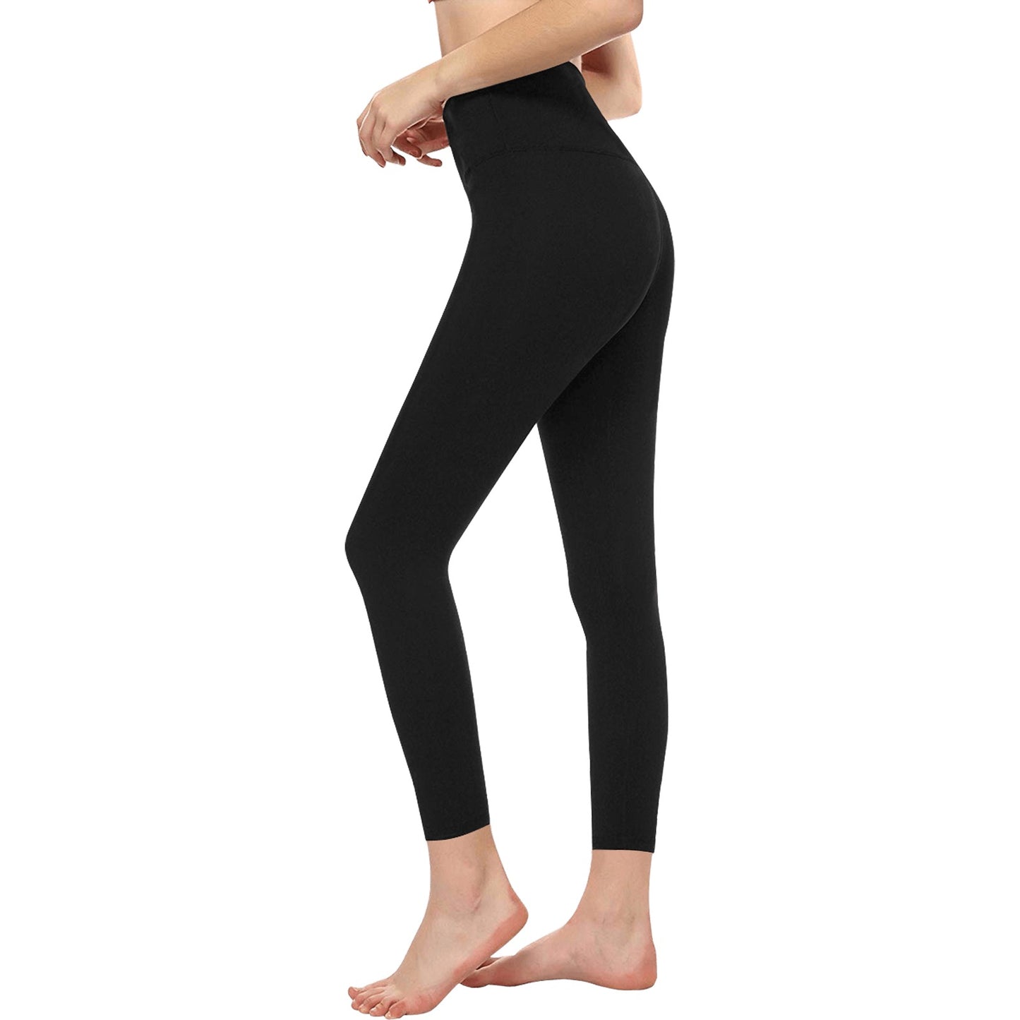 Black High-Waisted Leggings - LoveLand Productions