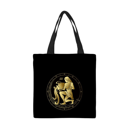 Aquarius The Water Bearer Canvas Tote - LoveLand Productions