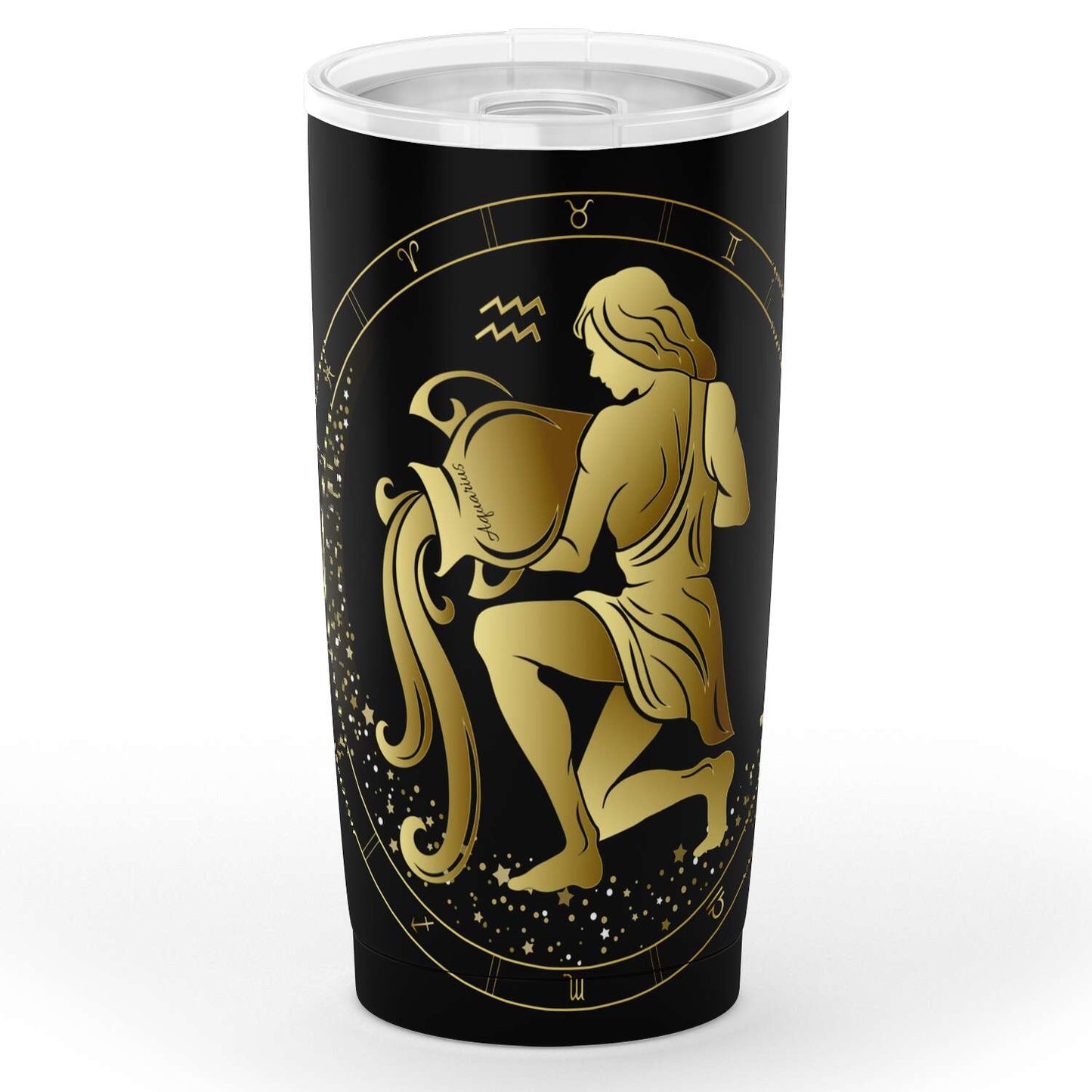 Aquarius the Water Bearer Stainless Steal Tumbler 20 Ounce - LoveLand Productions