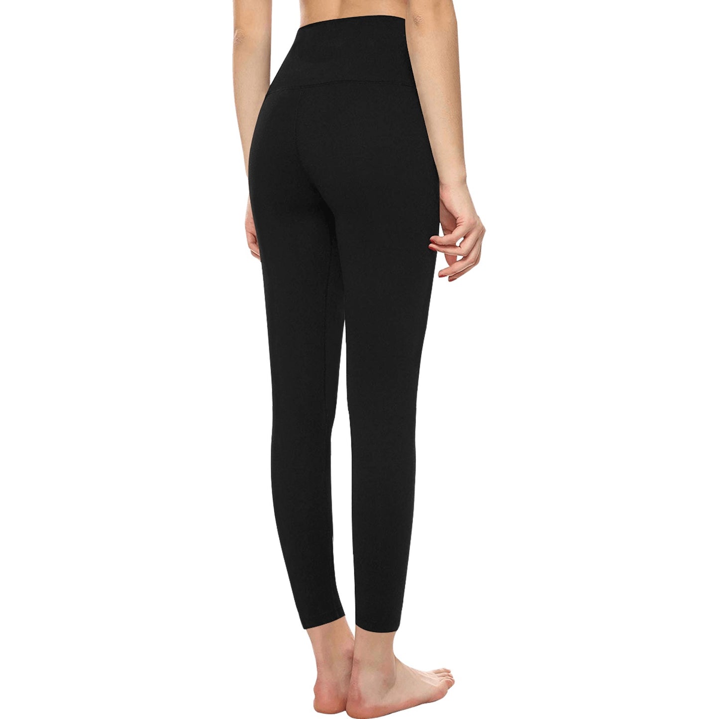 Black High-Waisted Leggings - LoveLand Productions