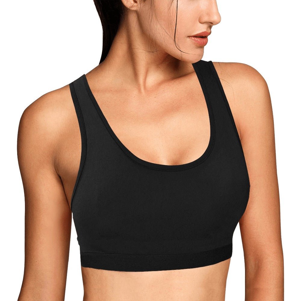 Black Sports Bra - LoveLand Productions
