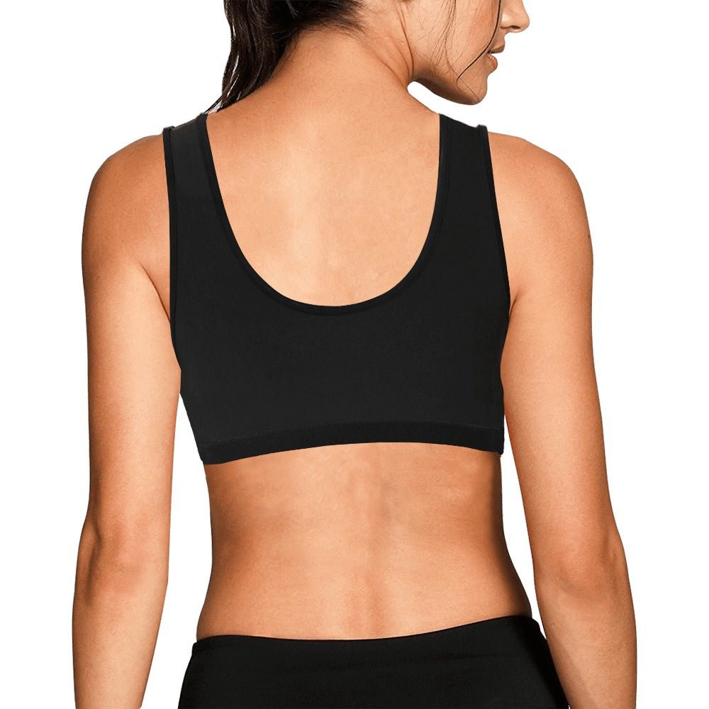 Black Sports Bra - LoveLand Productions