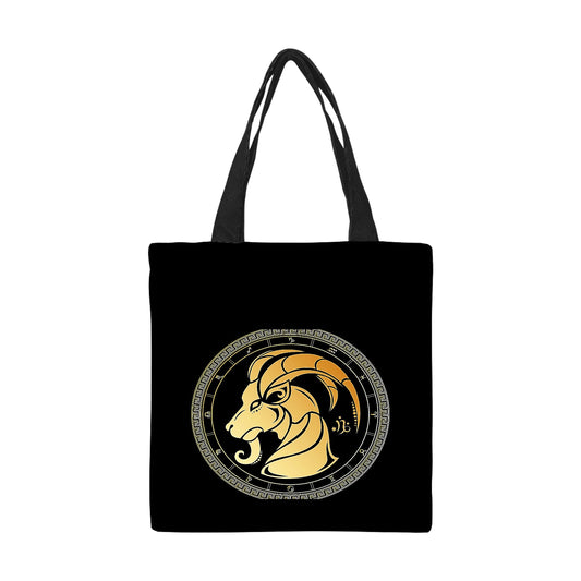 Capricorn Mighty Goat Canvas Tote Bag - LoveLand Productions