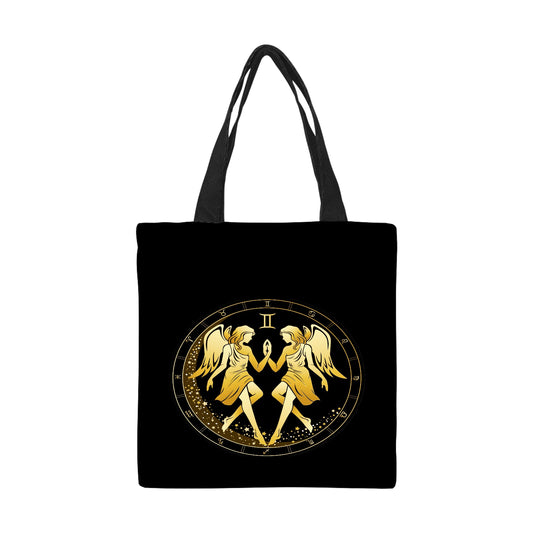 Gemini Goddess Twins Canvas Tote Bag - LoveLand Productions