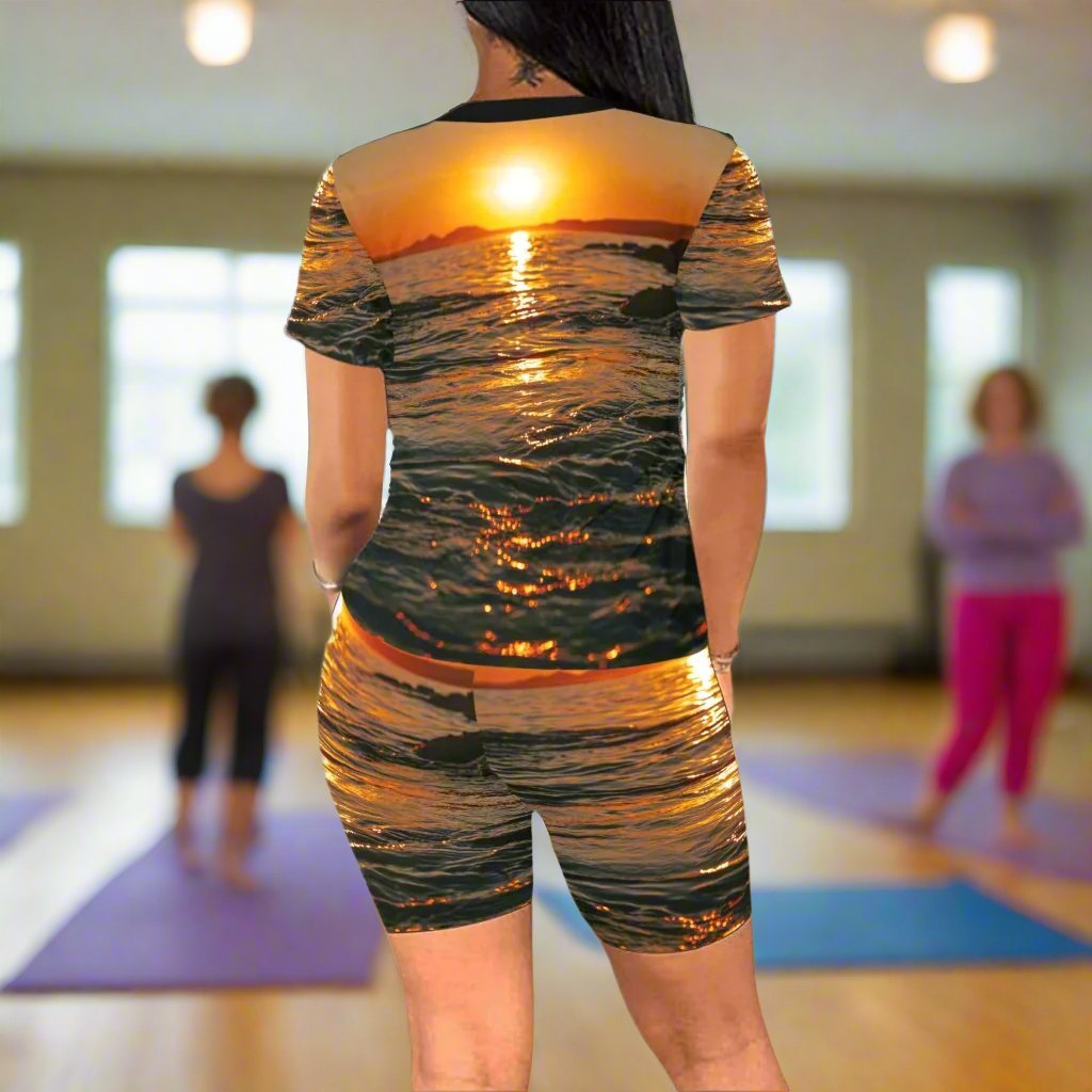 Golden Sunset Yoga Matching Set - LoveLand Productions
