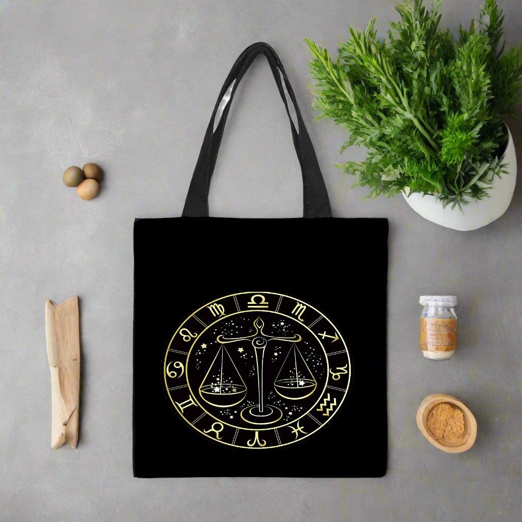 Libra Canvas Tote Bag - LoveLand Productions