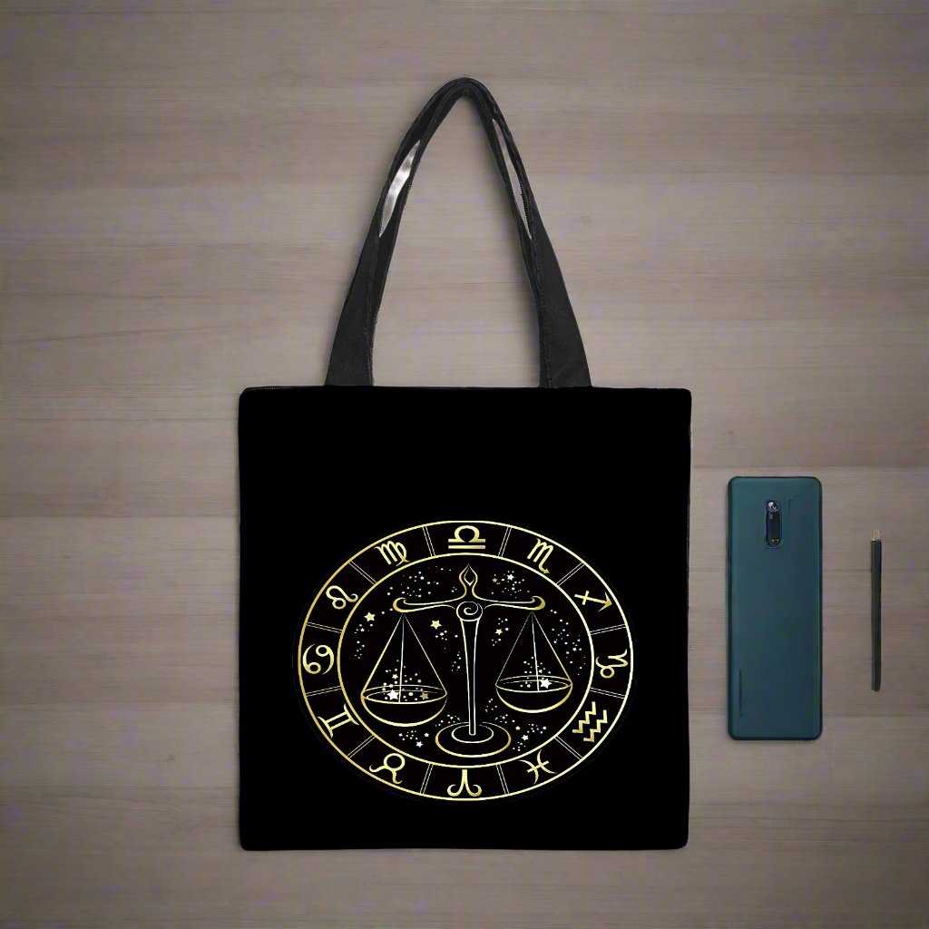 Libra Canvas Tote Bag - LoveLand Productions