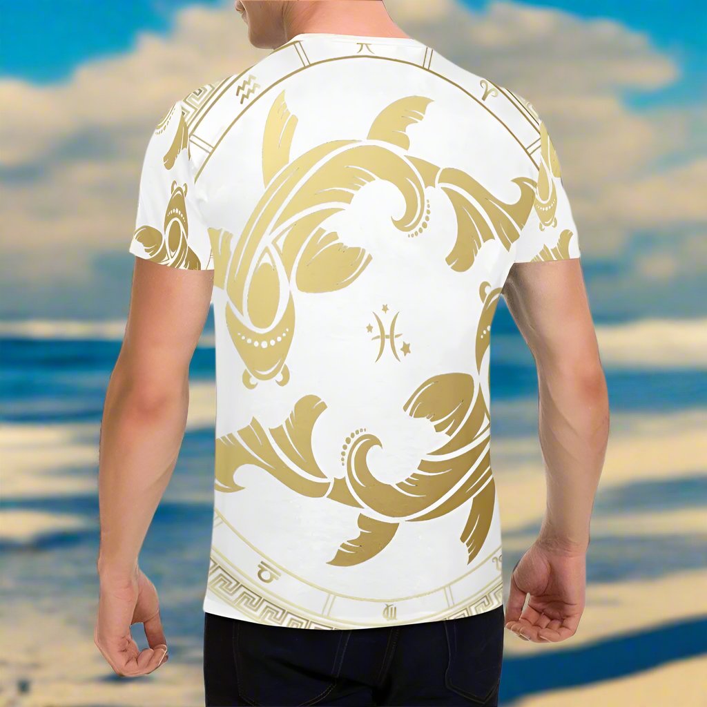 Pisces Men's All Over Print T-shirt - LoveLand Productions