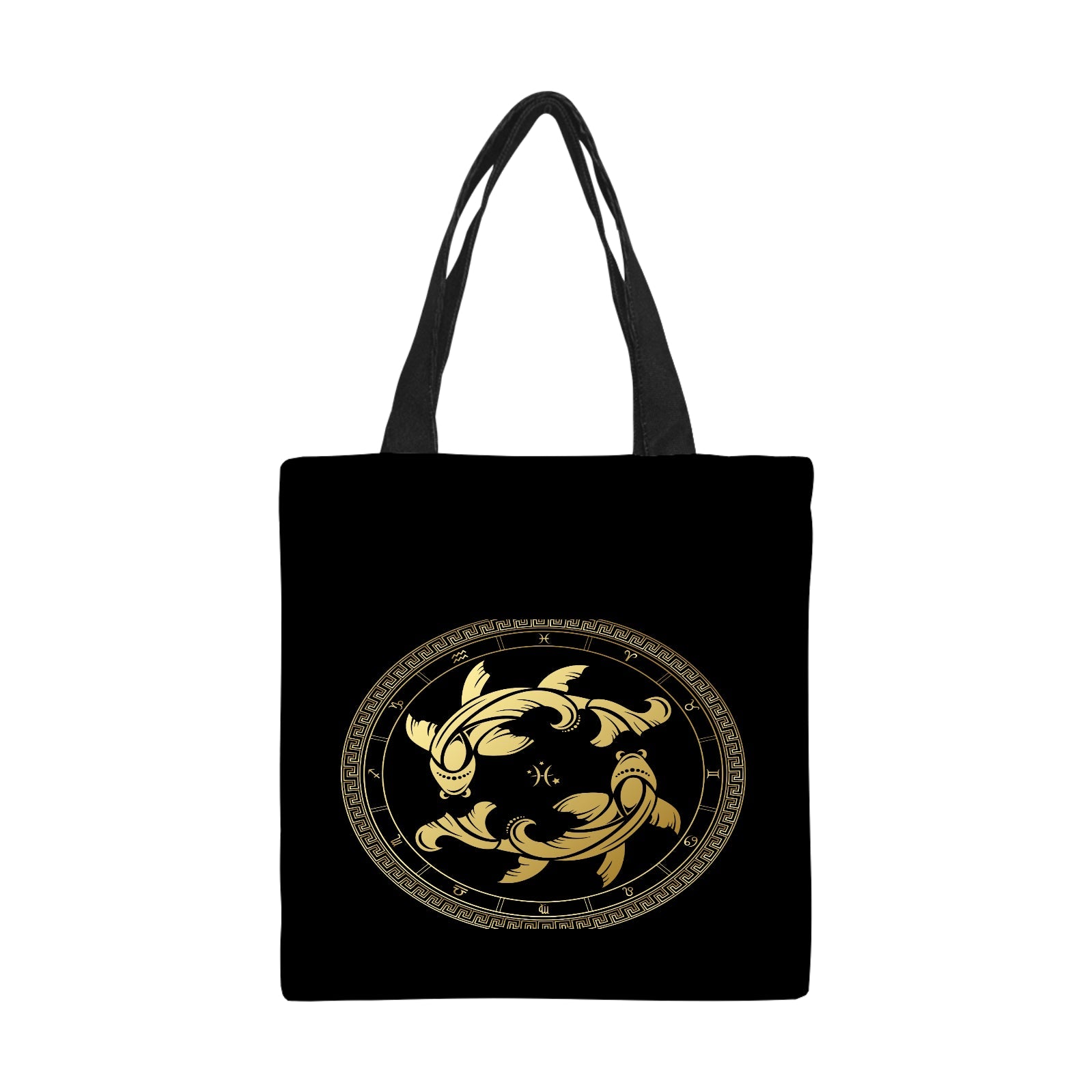 Pisces the Fish Canvas Tote Bag Small - LoveLand Productions