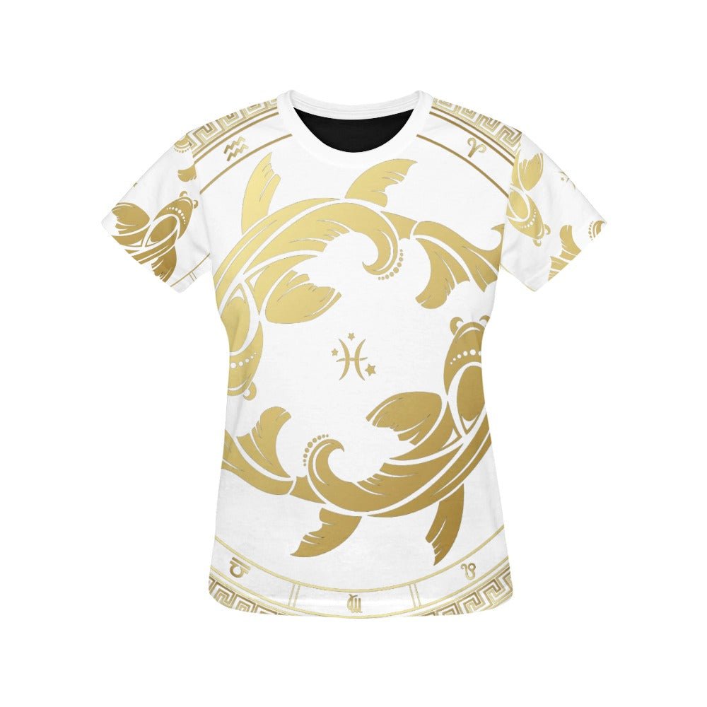 Pisces the Fish Women's All Over Print T-shirt - LoveLand Productions