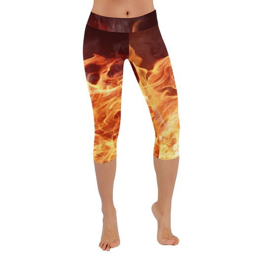 The Gift of Fire Capri Pant - LoveLand Productions
