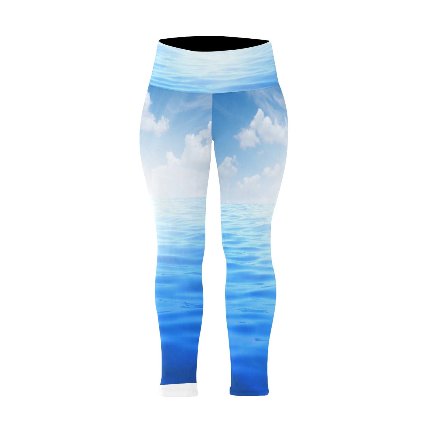 Women's High Waist Leggings(Plus Size)(ModelL45) - LoveLand Productions