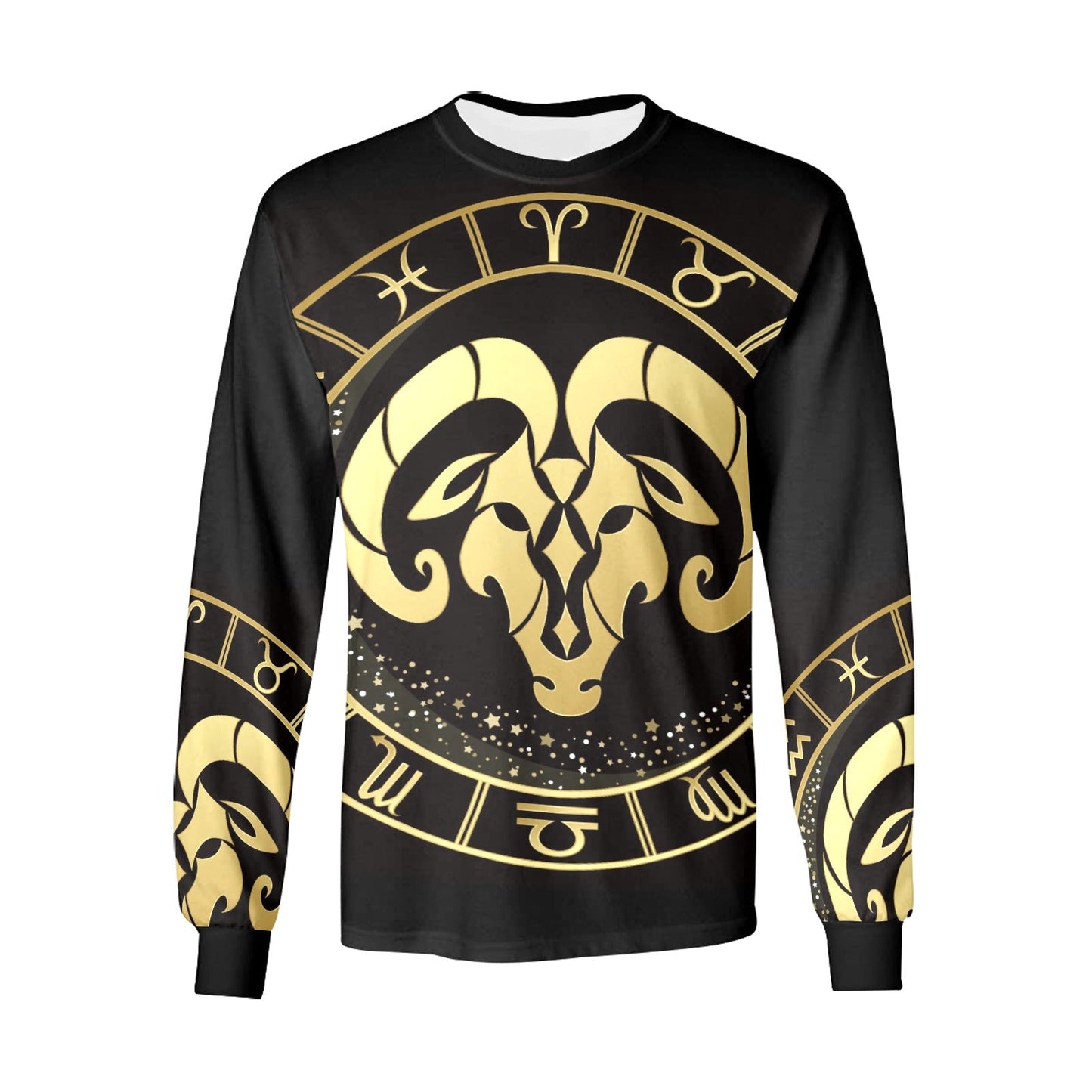 Zodiac Cancer Men's Long Sleeve T-shirt(ModelT51) - LoveLand Productions