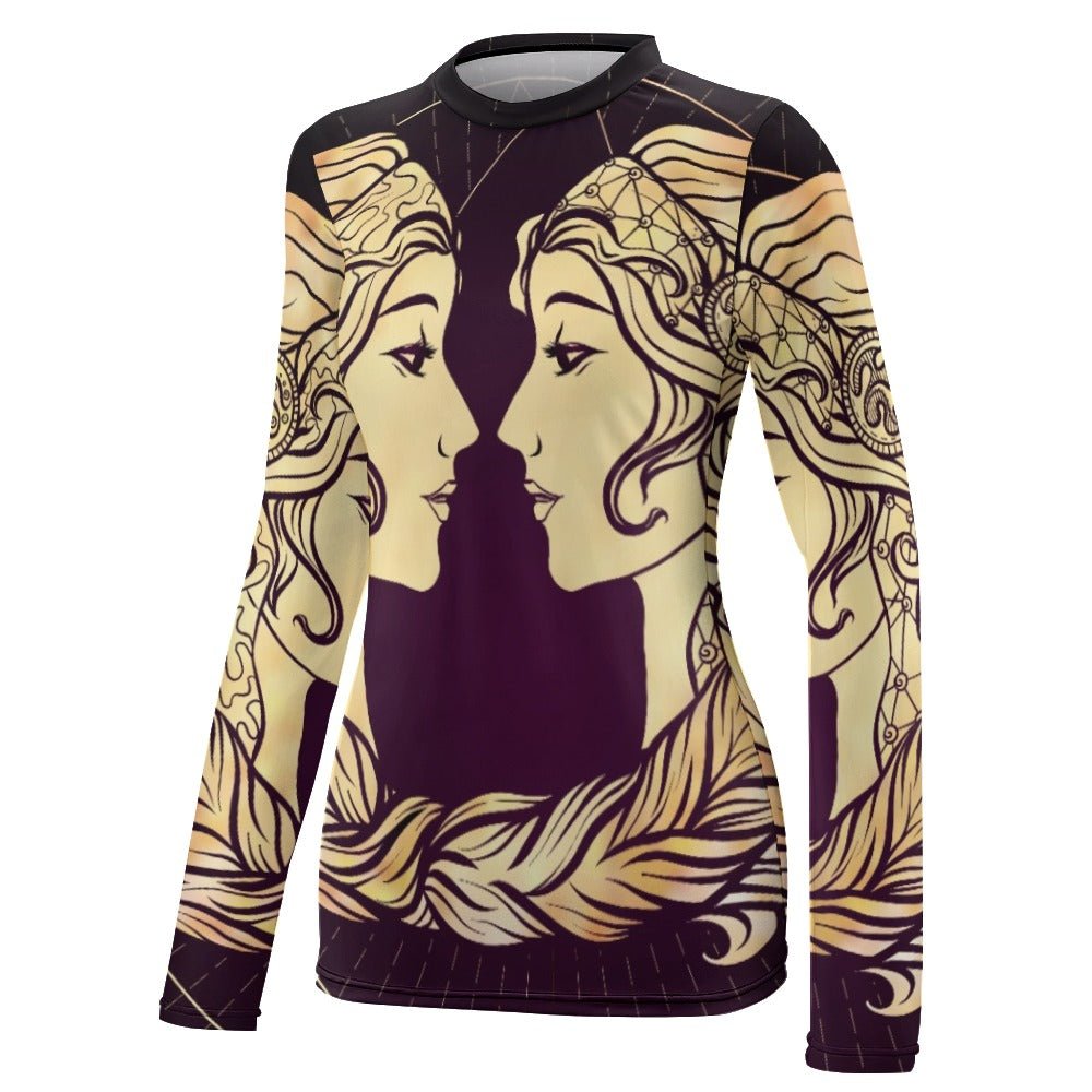 Zodiac Gemini Women's Long Sleeve T-Shirt - LoveLand Productions