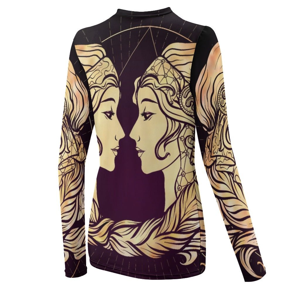 Zodiac Gemini Women's Long Sleeve T-Shirt - LoveLand Productions