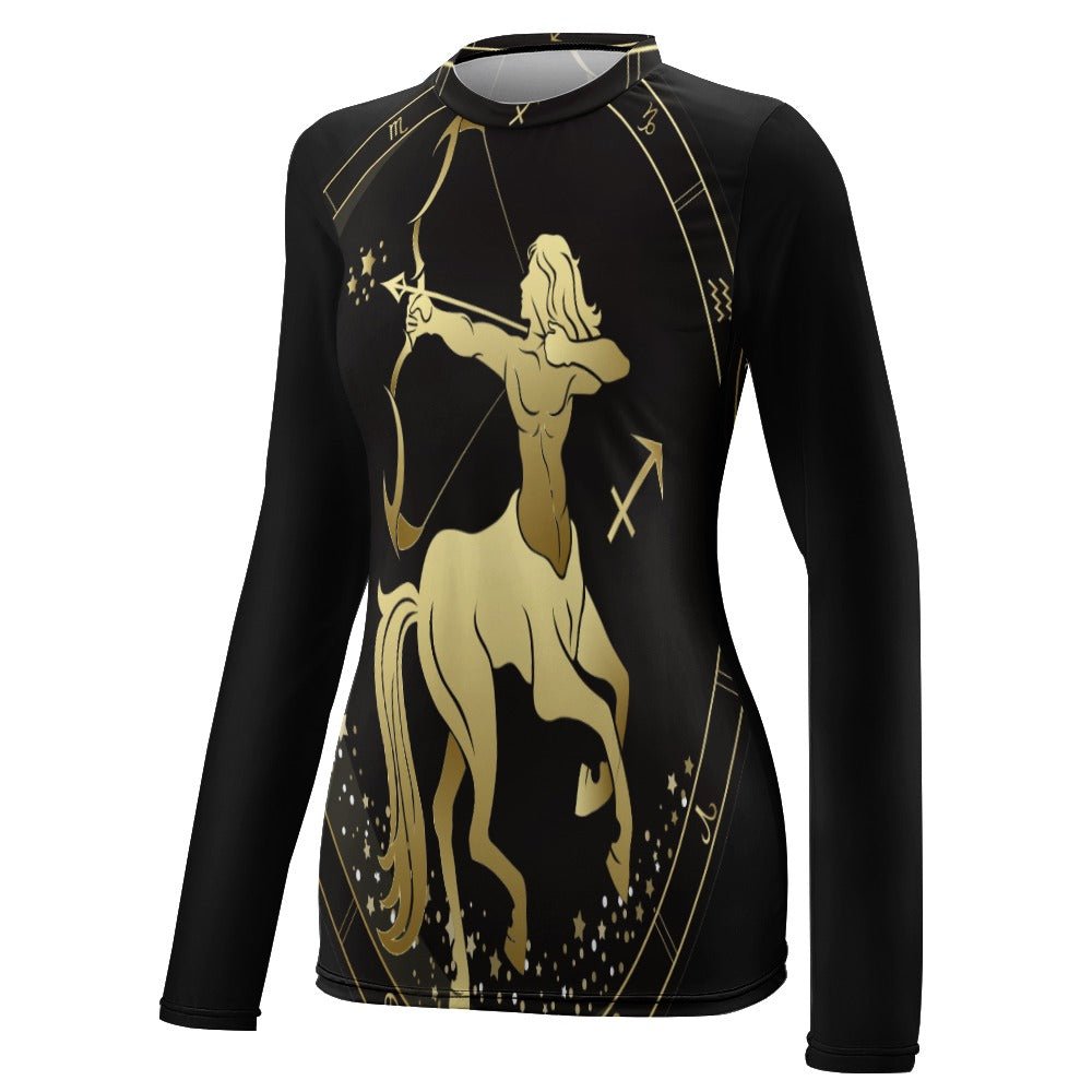 Zodiac Sign Sagittarius Women's Long Sleeve T-Shirt - LoveLand Productions
