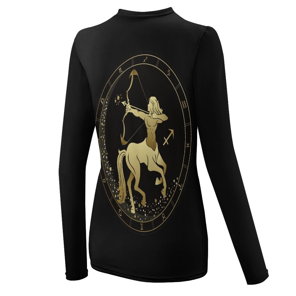Zodiac Sign Sagittarius Women's Long Sleeve T-Shirt - LoveLand Productions