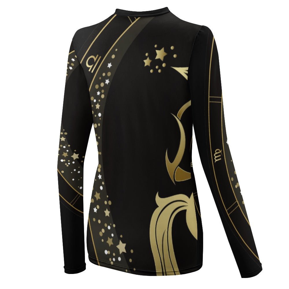 Zodiac Sign Sagittarius Women's Long Sleeve T-Shirt - LoveLand Productions